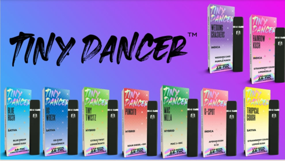 Tiny Dancer Delta 8 THC Disposables 1000mg (1ml)